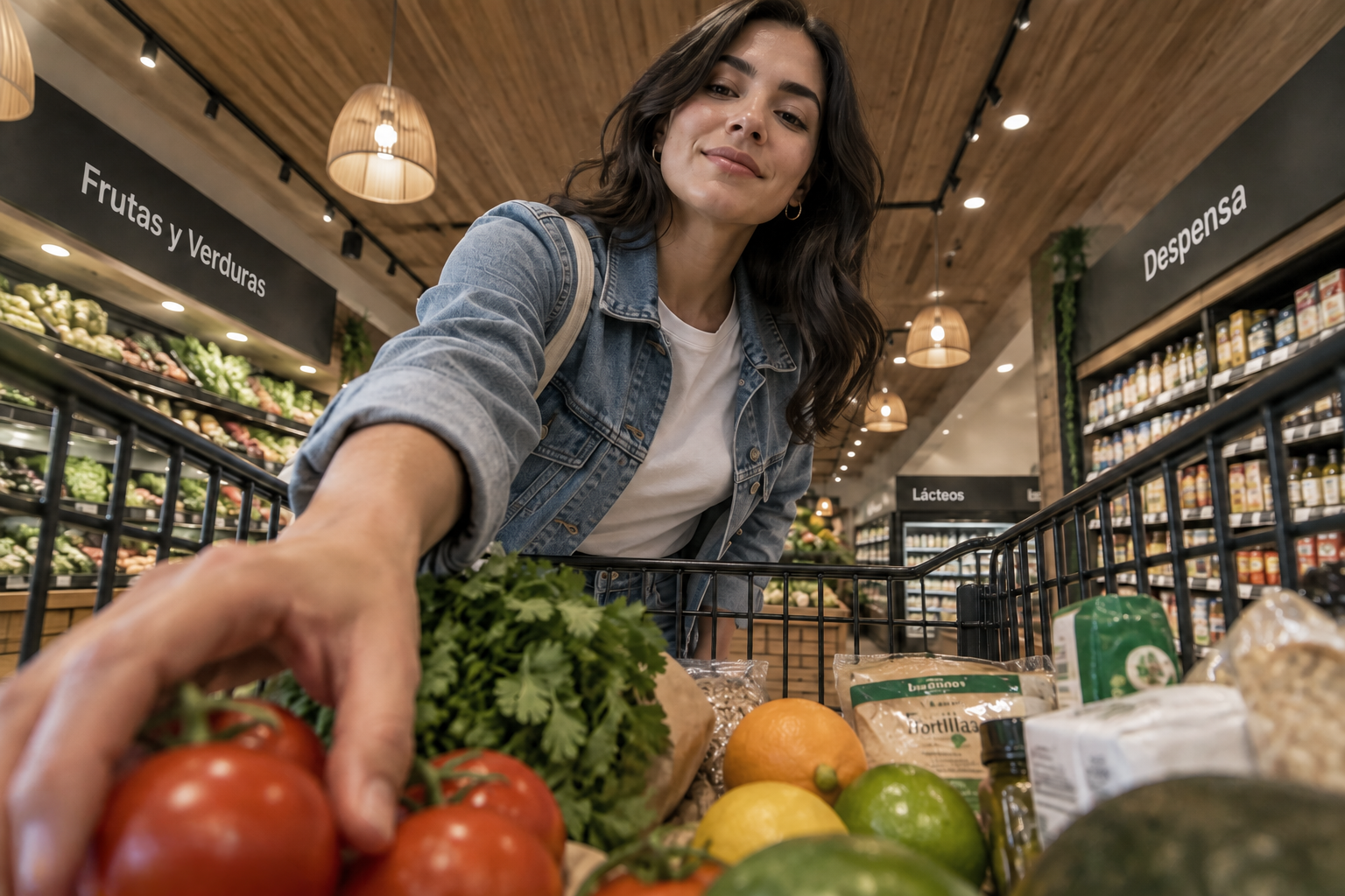 Shopper en tienda Chedraui